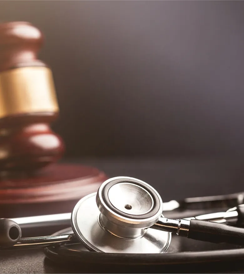 Medical Malpractice Lawyers in Houston, TX - Gavel and stethoscope