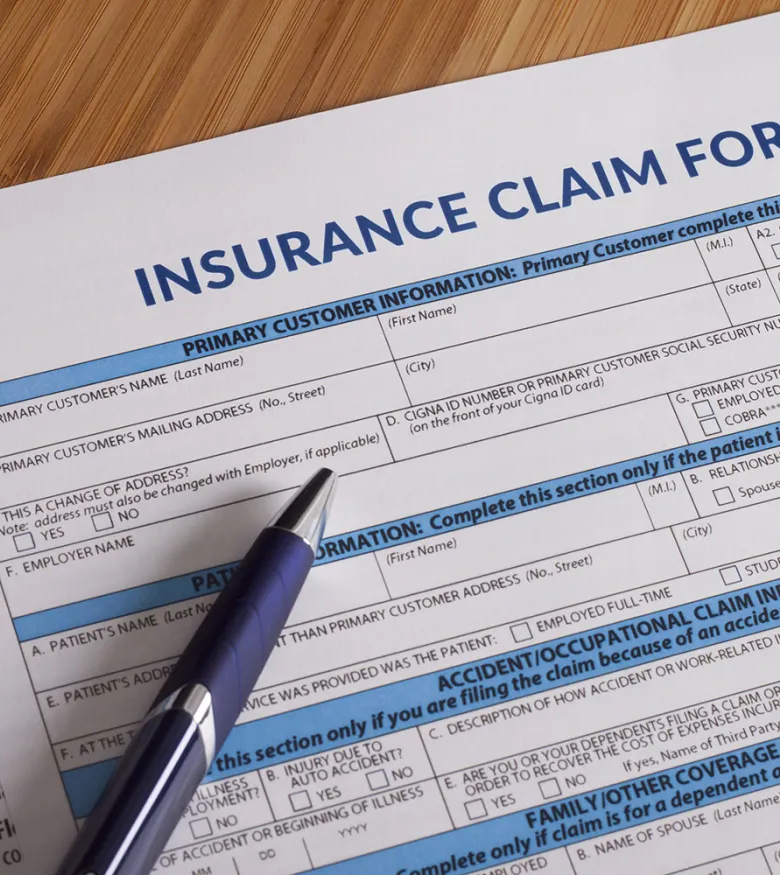 Insurance Claim Lawyers in Sarasota, FL - Insurance Claim Form