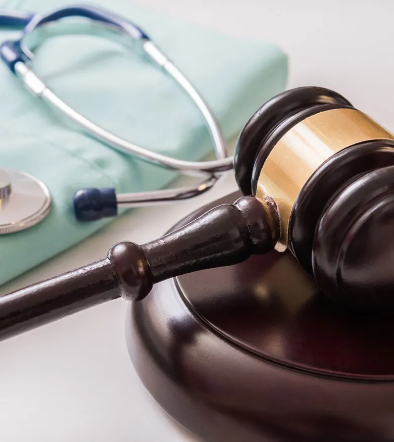 Medical Malpractice Lawyers in Macon, GA - Gavel and stethoscope