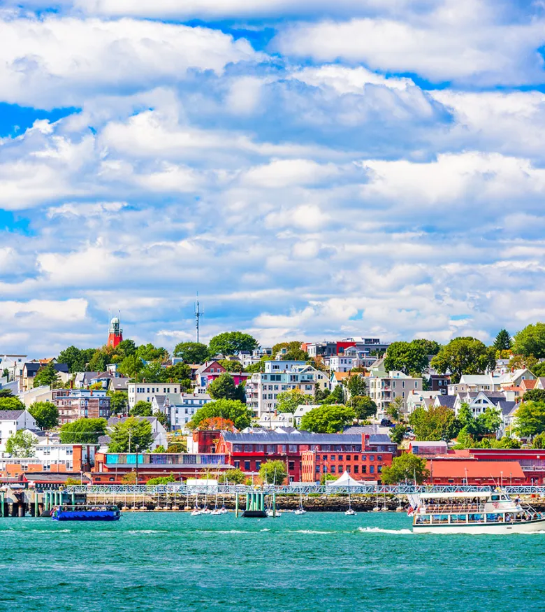 Portland waterfront view