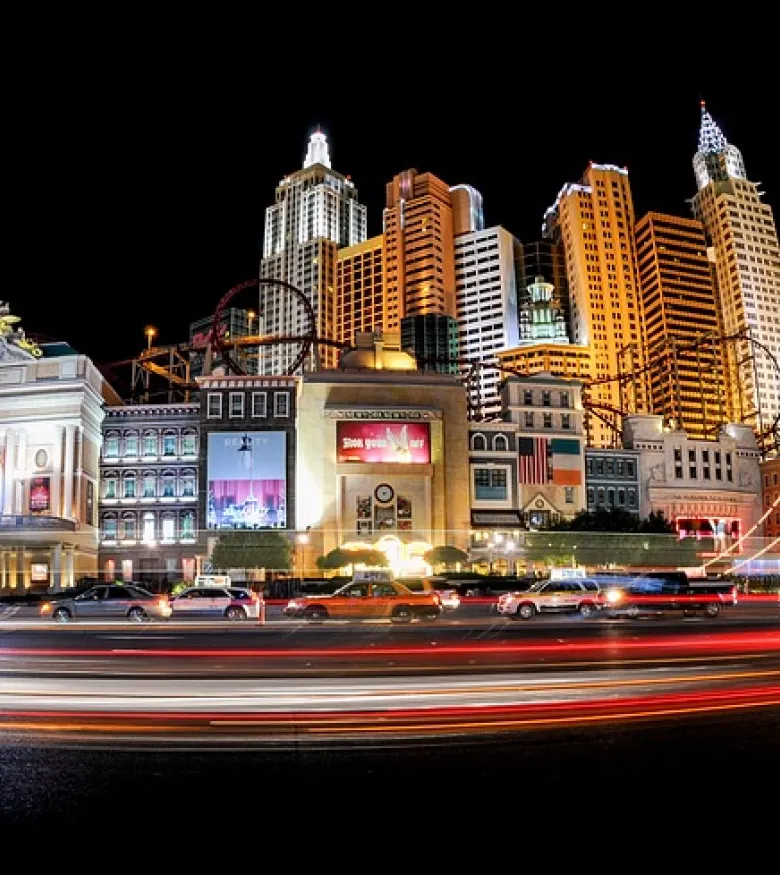 Tracking Settlement Checks in Las Vegas - Las Vegas strip at night