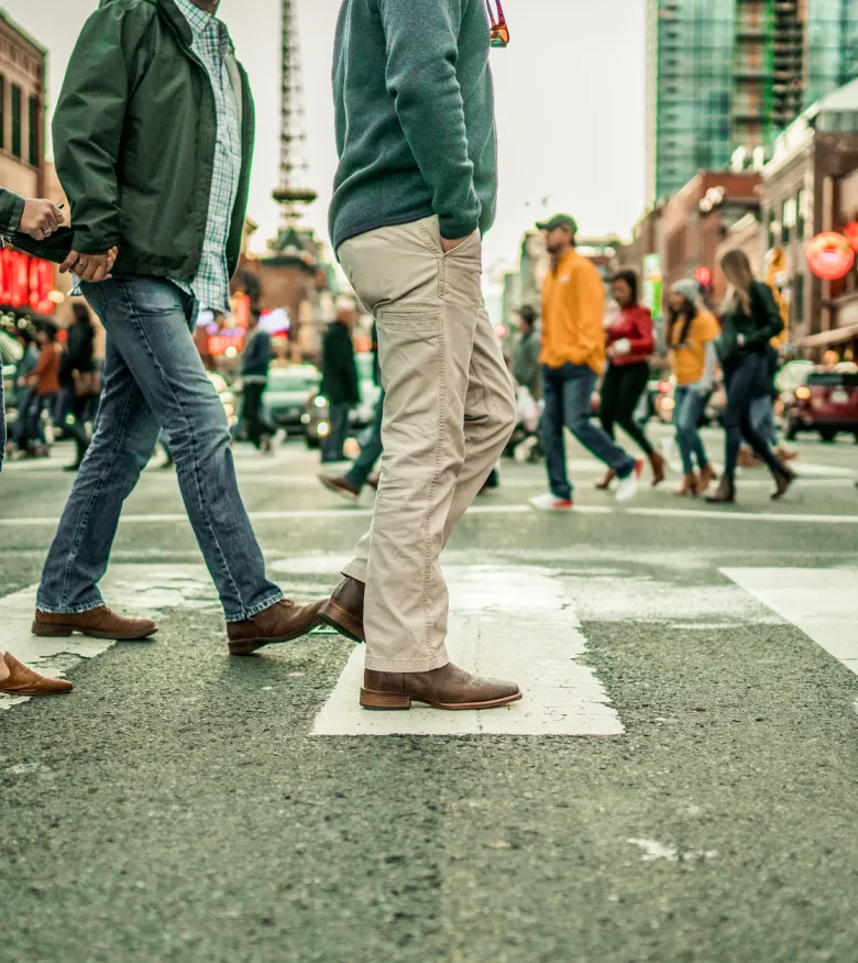 Pedestrian Accident Claims - pedestrians walking across the street