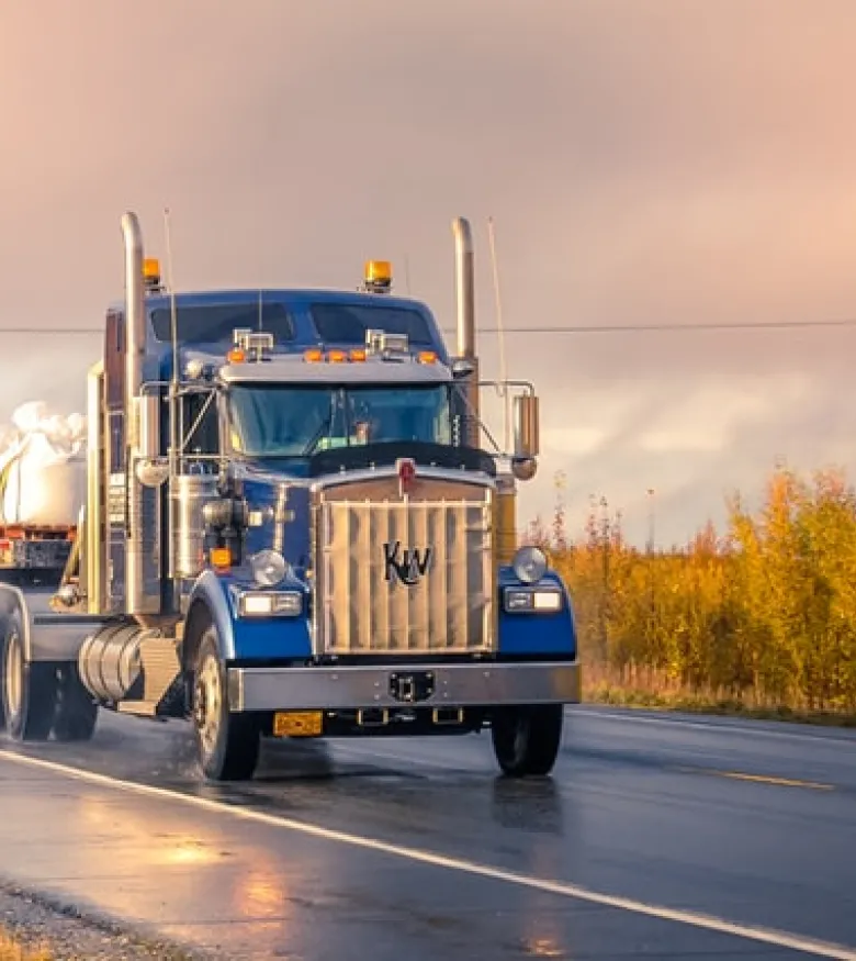 Where Can I Find a Truck Accident Lawyer in Burlington, Vermont - truck driving on the highway