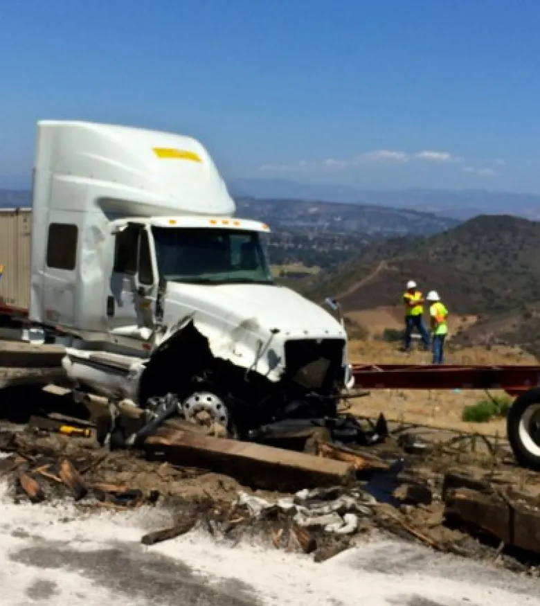 When Should I Contact Truck Accident Lawyers in Big Pine Key, Florida - Truck after accident