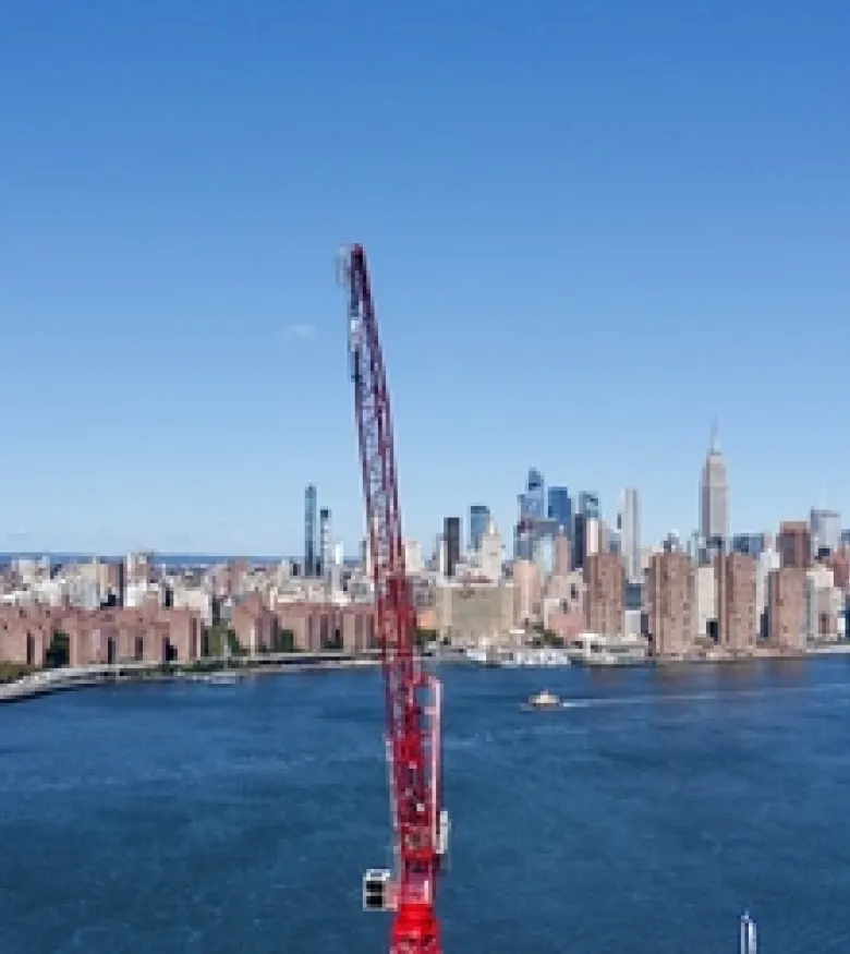 Brooklyn Construction Accident Lawyers - Construction crane across from NYC