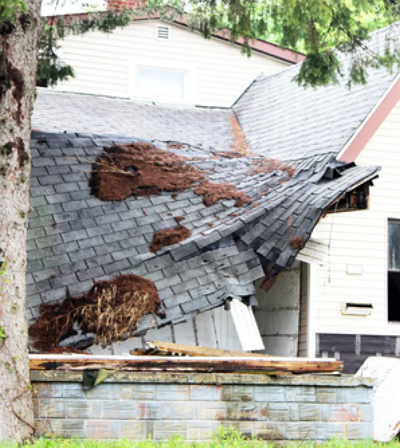 Roof Collapse Accident In New York