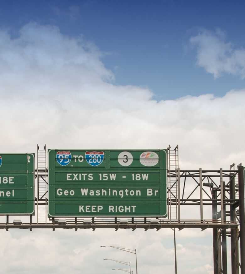 Highway signs in the Tri-State area, guidance for personal injury lawyers.