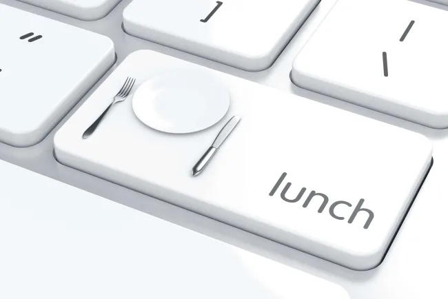 Plate and fork emoji on computer keyboard