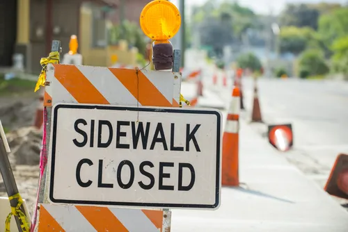 Sidewalk Construction Image
