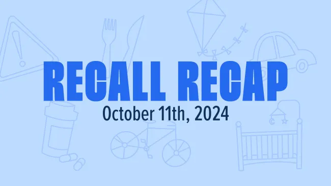 The Week in Recalls: October 11th, 2024