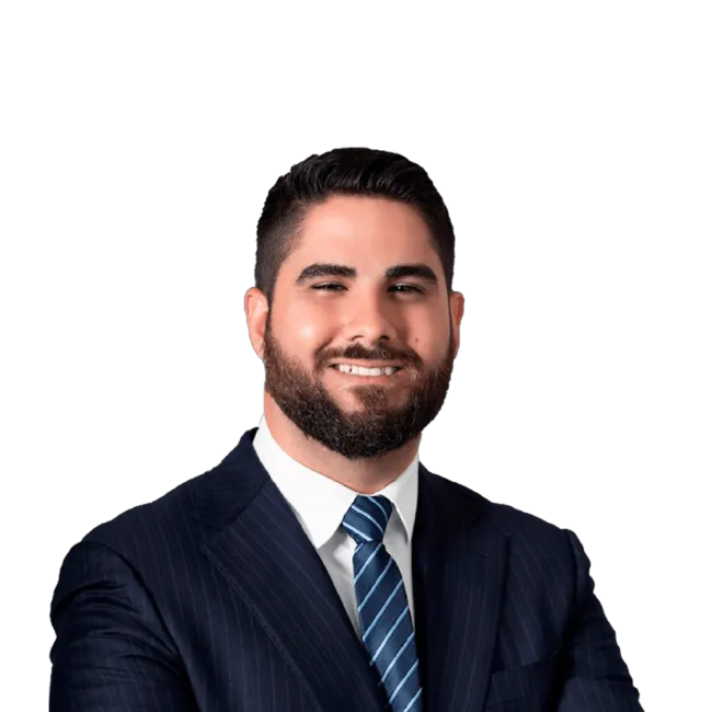 Headshot of Carlos Betancourt, a Miami-based personal injury lawyer at Morgan & Morgan