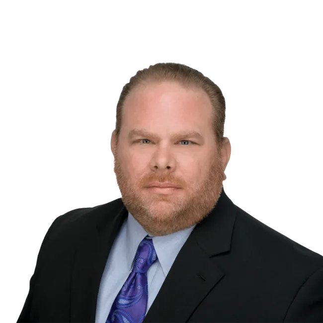Headshot of David M. Borrego, a Tampa-based personal injury lawyer at Morgan & Morgan