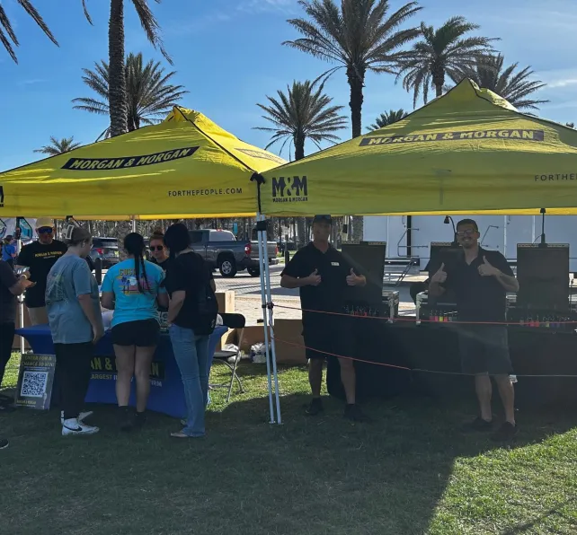 morgan & morgan staff at the Walking for Wishes and Making Magic in Jacksonville